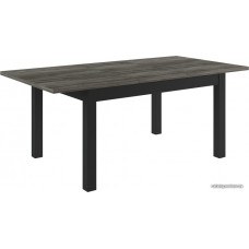 Обеденный стол Васанти плюс Д 110/150x70 (дуб морас/черный)