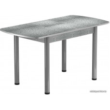 Обеденный стол Васанти плюс БРП 120/152x80Р (алюминий/алюминий)