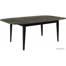 Обеденный стол Васанти плюс Дорн 110/150x70 (дуб морас/черный)