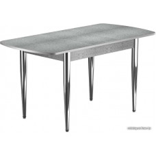 Обеденный стол Васанти плюс БРП 120/152x80/1Р (алюминий/хром)
