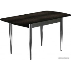 Обеденный стол Васанти плюс БРП 120/152x80/1Р (коричневый/хром)