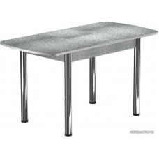 Обеденный стол Васанти плюс БРП 120/152x80Р (алюминий/хром)