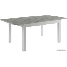 Обеденный стол Васанти плюс Д 110/150x70 (урбан лайт/белый)