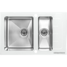 Кухонная мойка ZorG GS 7850-2 (белый)