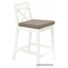 Барный стул Halmar BORYS LOW (белый)
