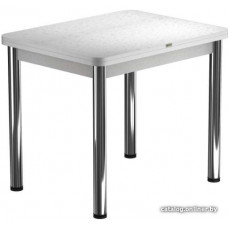 Обеденный стол Васанти плюс ПРД 80x60/120 РШ (белый/хром)