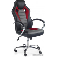 Кресло Halmar SCROLL (черный/серый/красный)