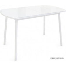 Обеденный стол Listvig Винер G 120-152x70 (белый)