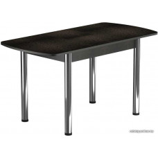 Обеденный стол Васанти плюс БРП 120/152x80Р (коричневый/хром)