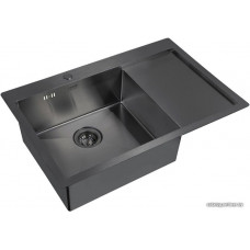 Кухонная мойка ZorG PVD-7851-L (графит)