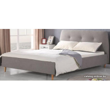 Кровать Halmar Doris 160x200 (серый/ольха)