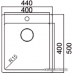 Кухонная мойка Asil AS 381 (полированная, 1 мм)